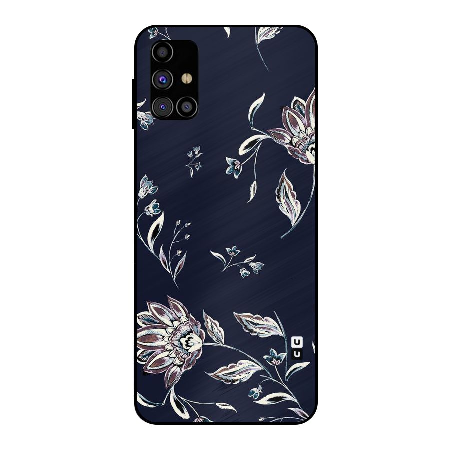 Dark Petals Metal Back Case for Galaxy M31s