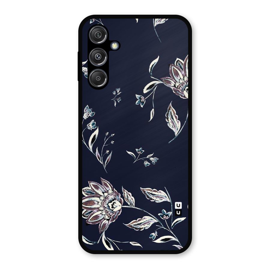 Dark Petals Metal Back Case for Galaxy M34 5G