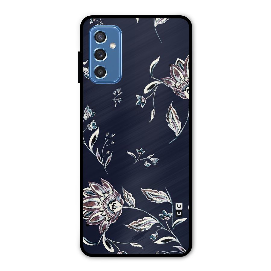 Dark Petals Metal Back Case for Galaxy M52 5G