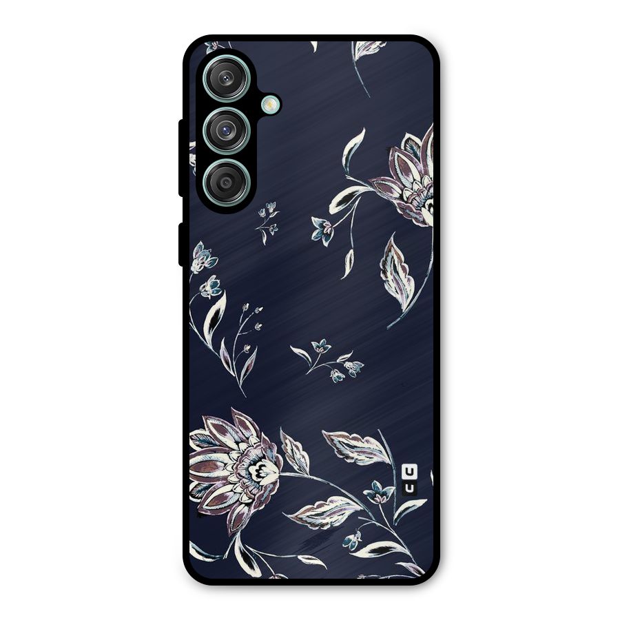 Dark Petals Metal Back Case for Galaxy M55 5G