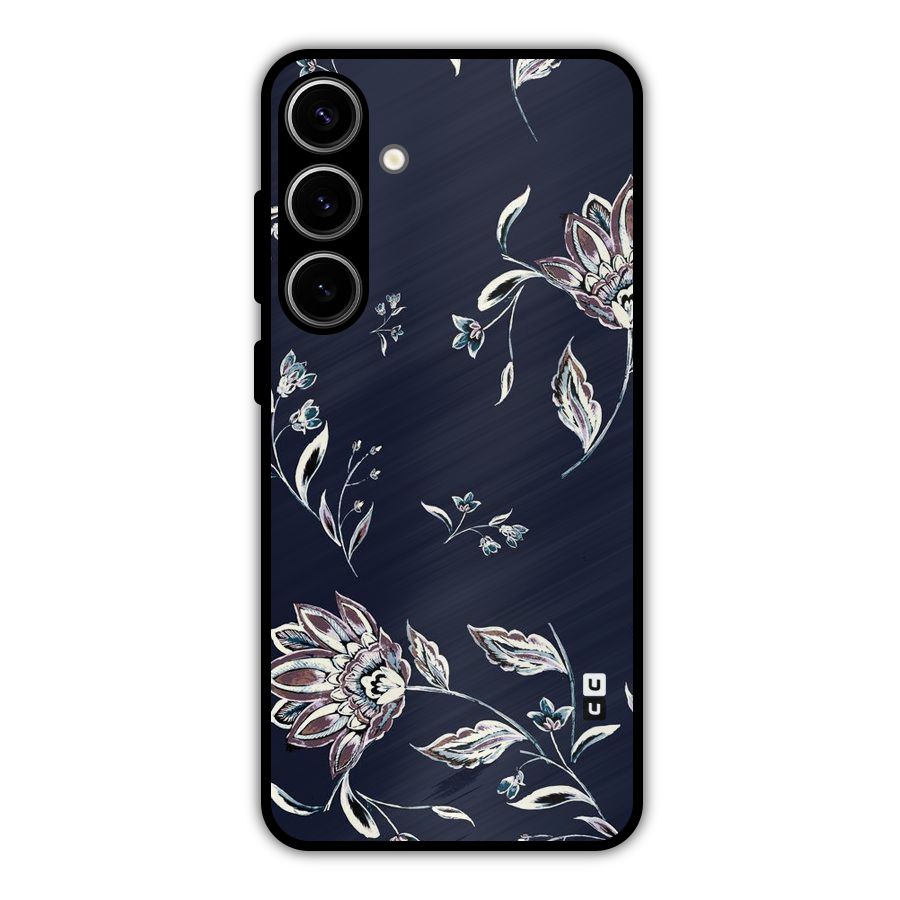 Dark Petals Metal Back Case for Galaxy S24 Plus