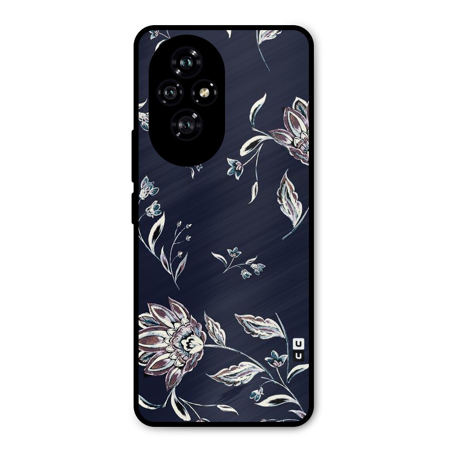 Dark Petals Metal Back Case for Honor 200