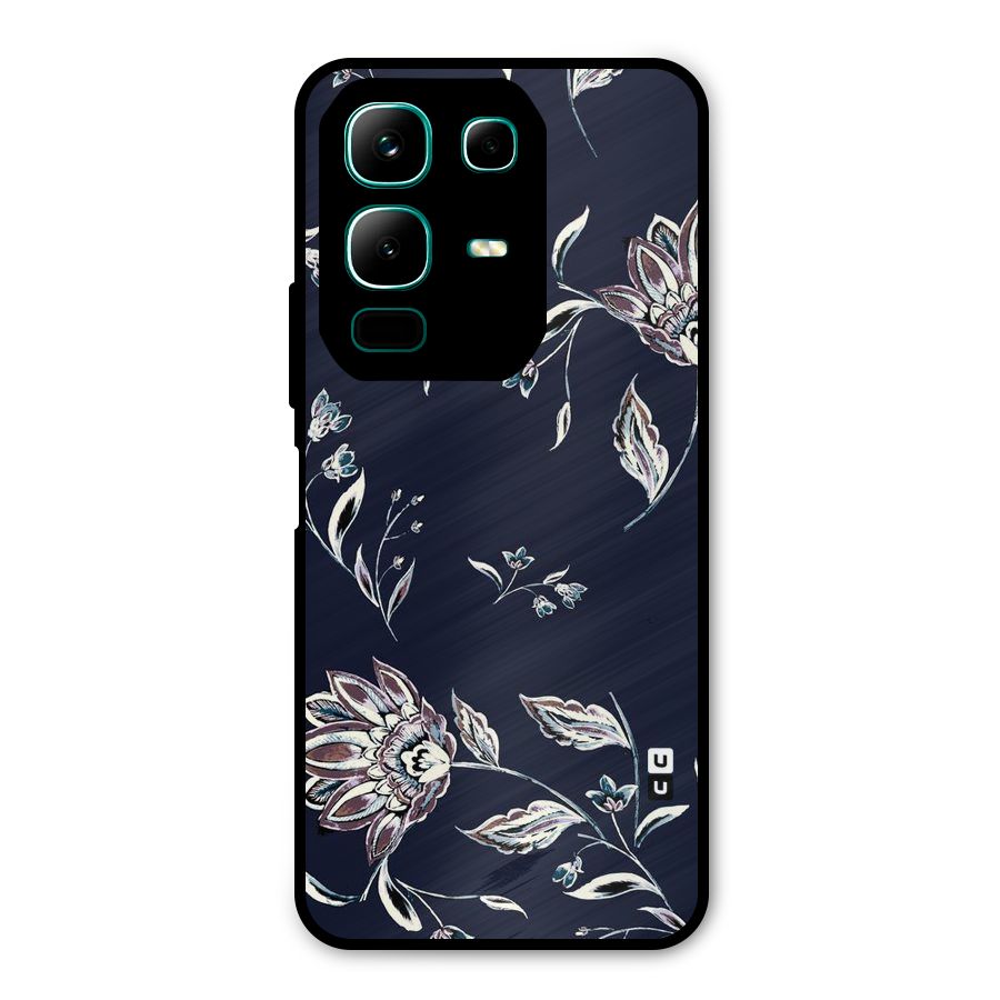 Dark Petals Metal Back Case for Infinix Note 50x