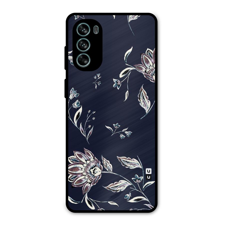 Dark Petals Metal Back Case for Moto G62