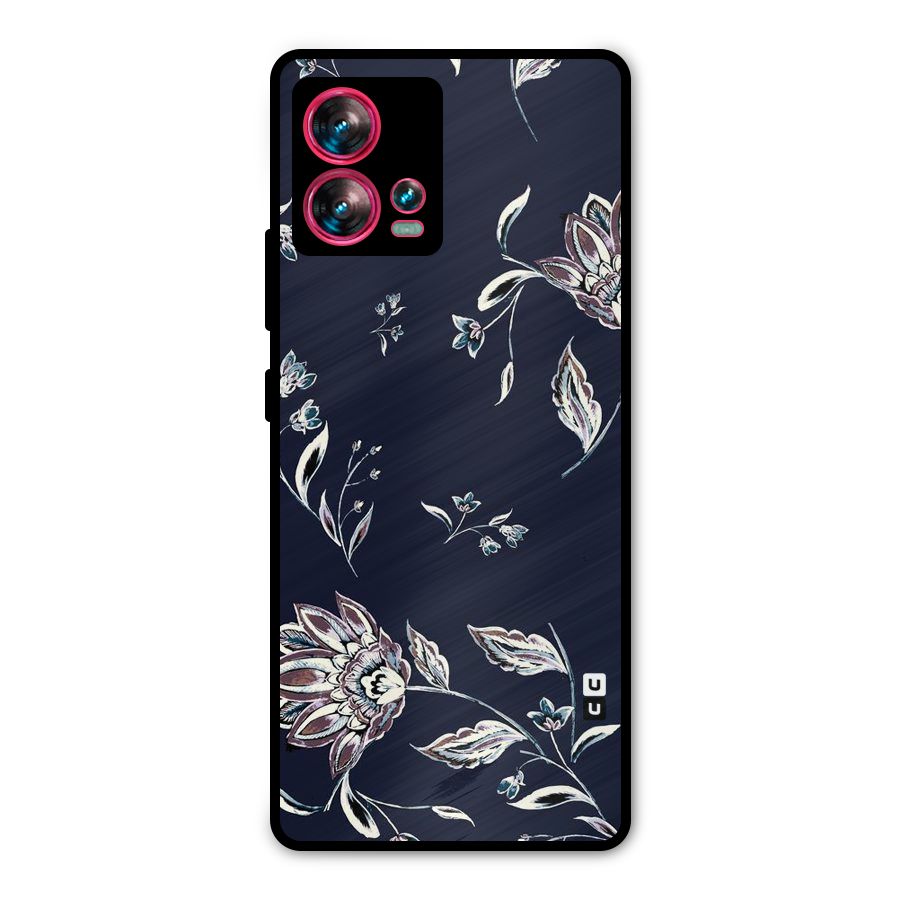 Dark Petals Metal Back Case for Motorola Edge 30 Fusion
