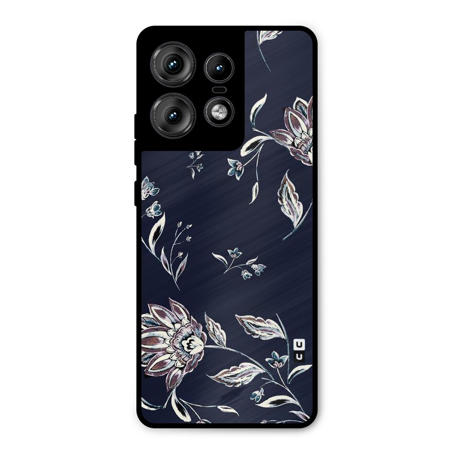 Dark Petals Metal Back Case for Motorola Edge 50 Pro