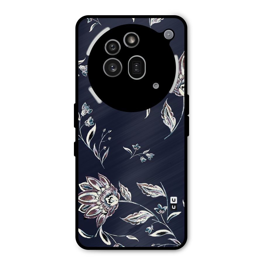 Dark Petals Metal Back Case for Nothing Phone 3a Pro