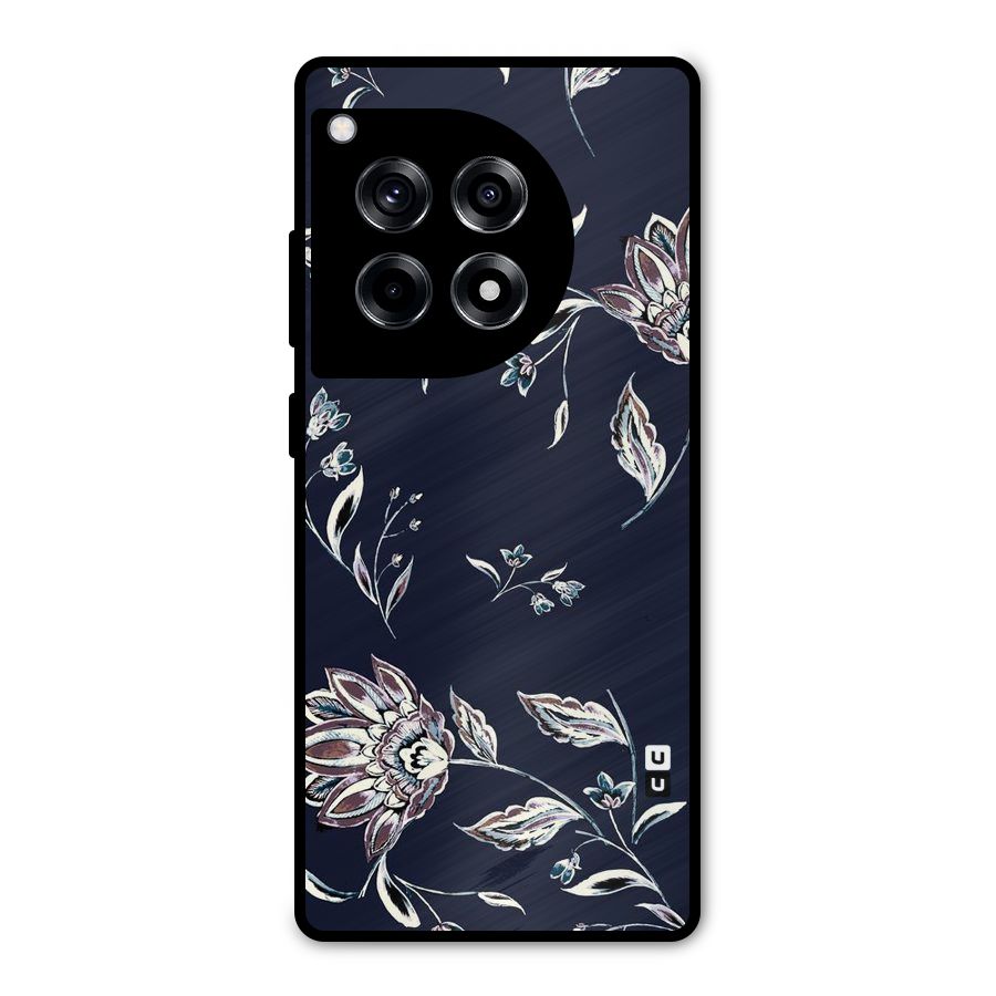 Dark Petals Metal Back Case for OnePlus 12R