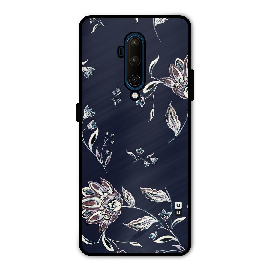 Dark Petals Metal Back Case for OnePlus 7T Pro