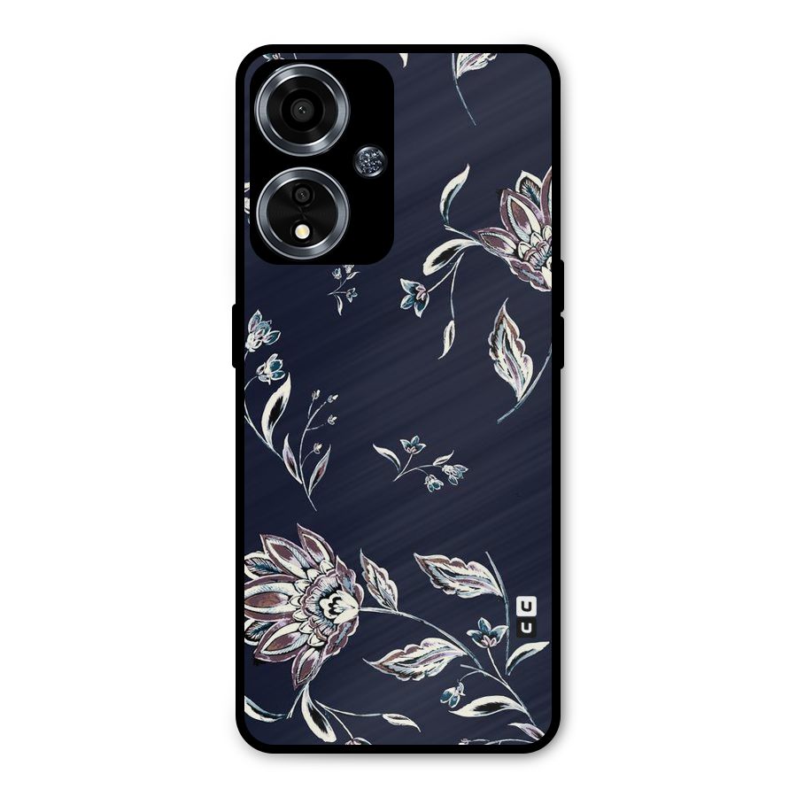 Dark Petals Metal Back Case for Oppo A59