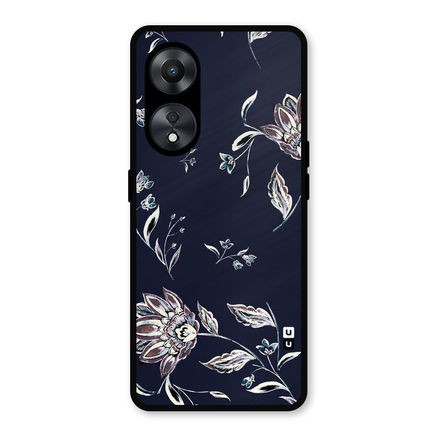 Dark Petals Metal Back Case for Oppo A78