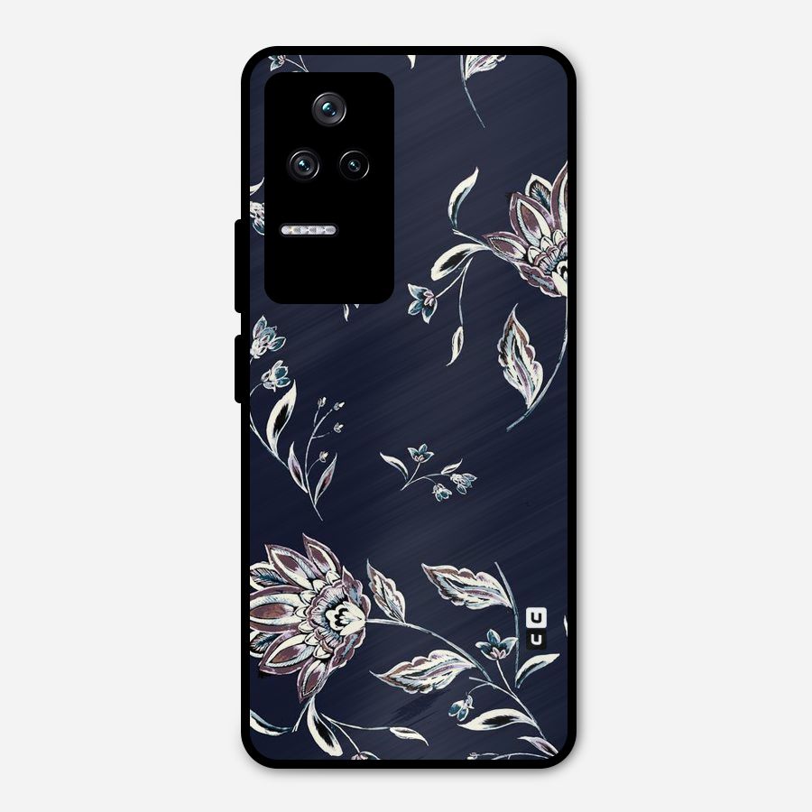 Dark Petals Metal Back Case for Poco F4 5G
