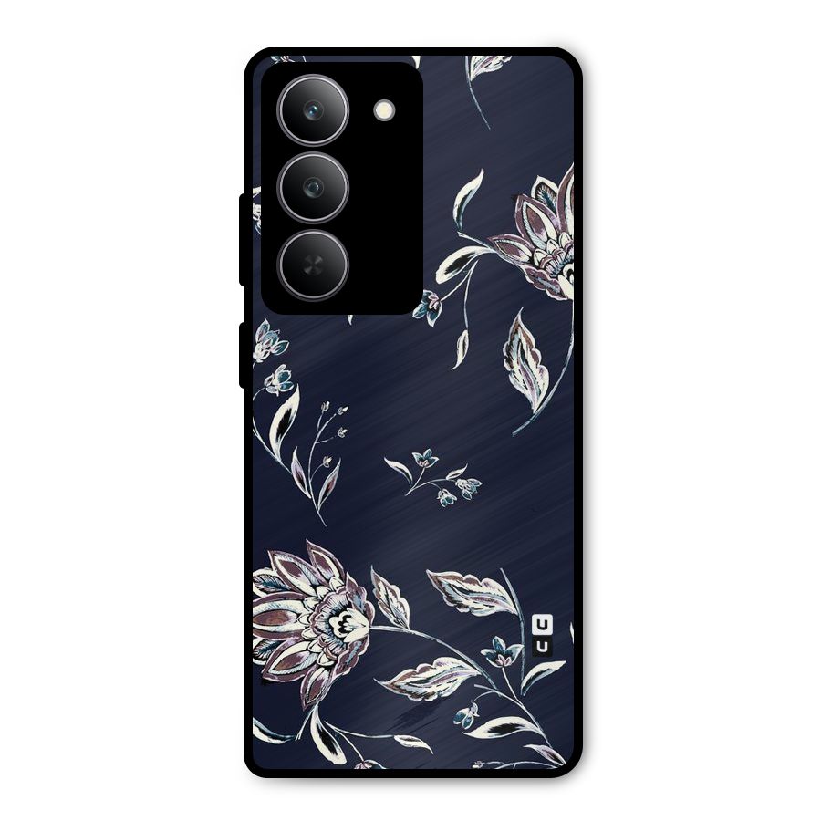 Dark Petals Metal Back Case for Realme 14x