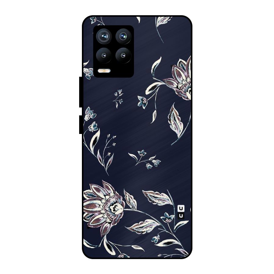 Dark Petals Metal Back Case for Realme 8