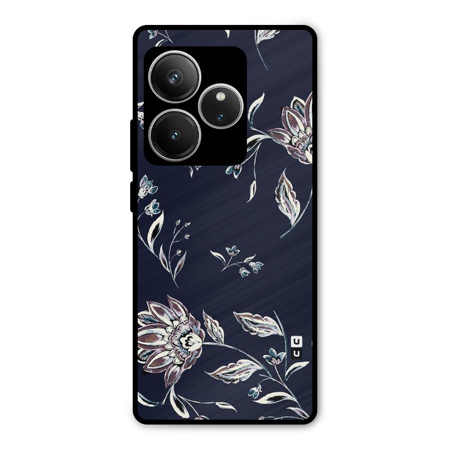 Dark Petals Metal Back Case for Realme GT 6