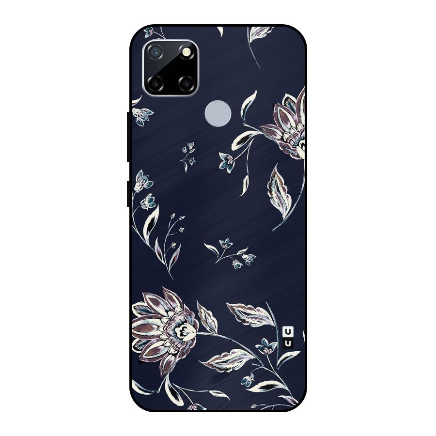 Dark Petals Metal Back Case for Realme Narzo 20