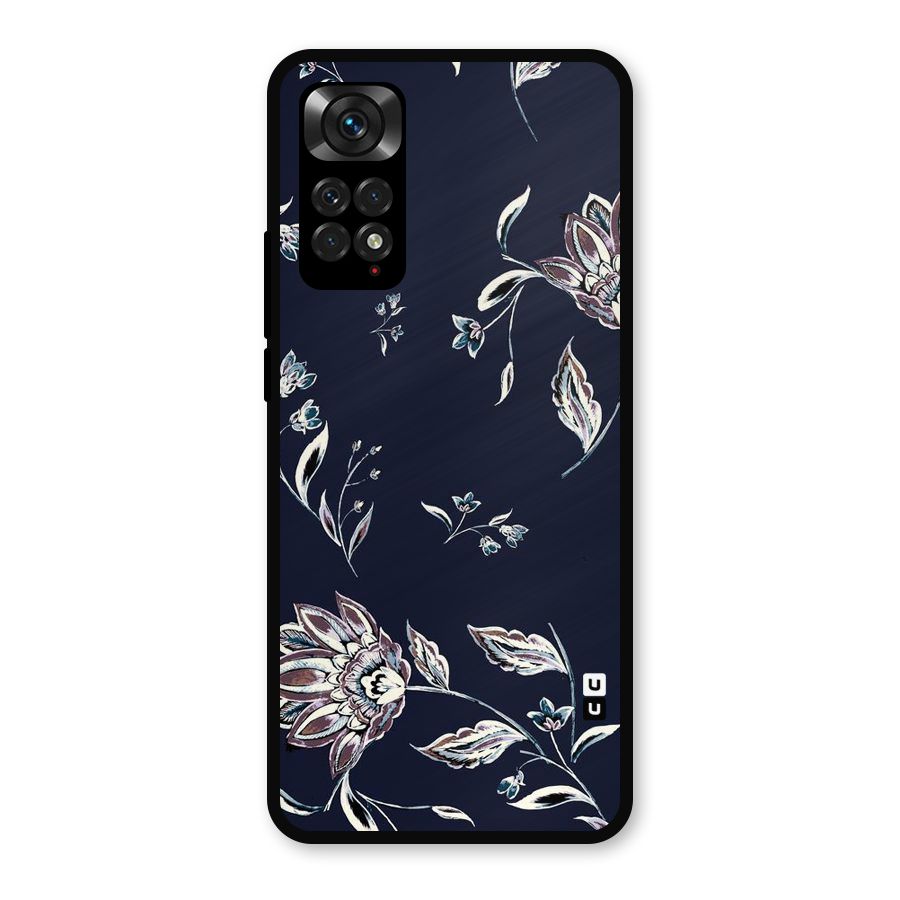 Dark Petals Metal Back Case for Redmi Note 11s