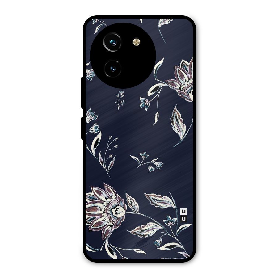 Dark Petals Metal Back Case for Vivo T3x
