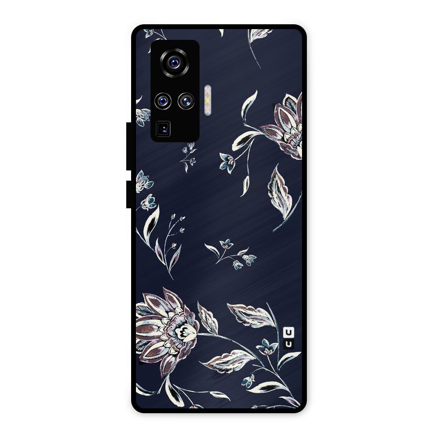 Dark Petals Metal Back Case for Vivo X50 Pro