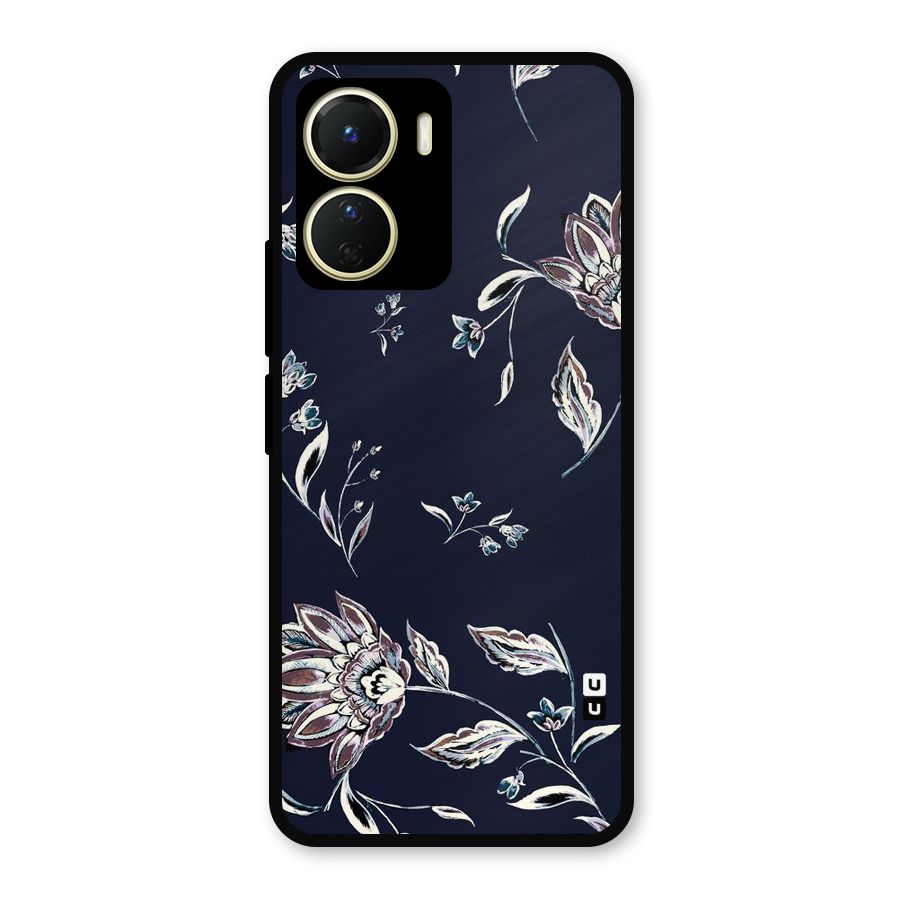 Dark Petals Metal Back Case for Vivo Y56