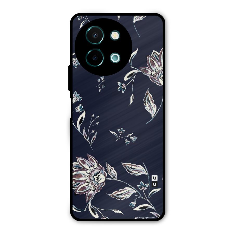 Dark Petals Metal Back Case for Vivo Y58