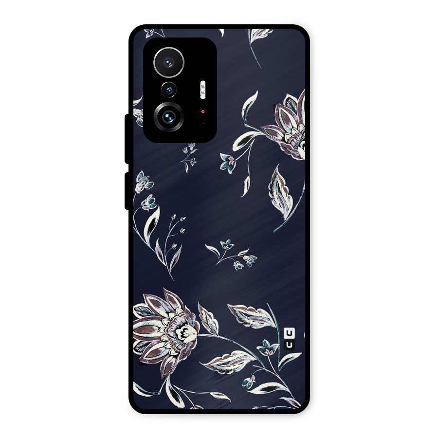 Dark Petals Metal Back Case for Xiaomi 11T Pro