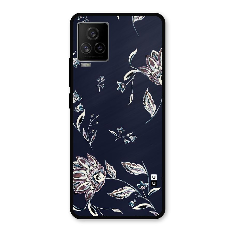 Dark Petals Metal Back Case for iQOO 7 Legend 5G