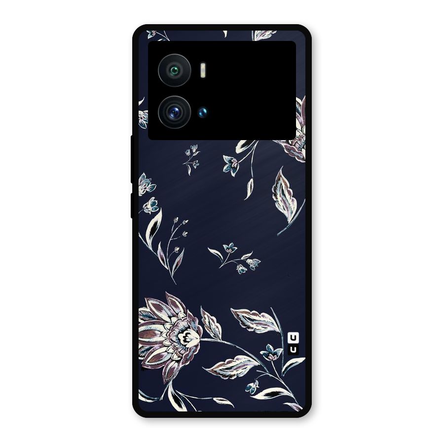 Dark Petals Metal Back Case for iQOO 9 Pro