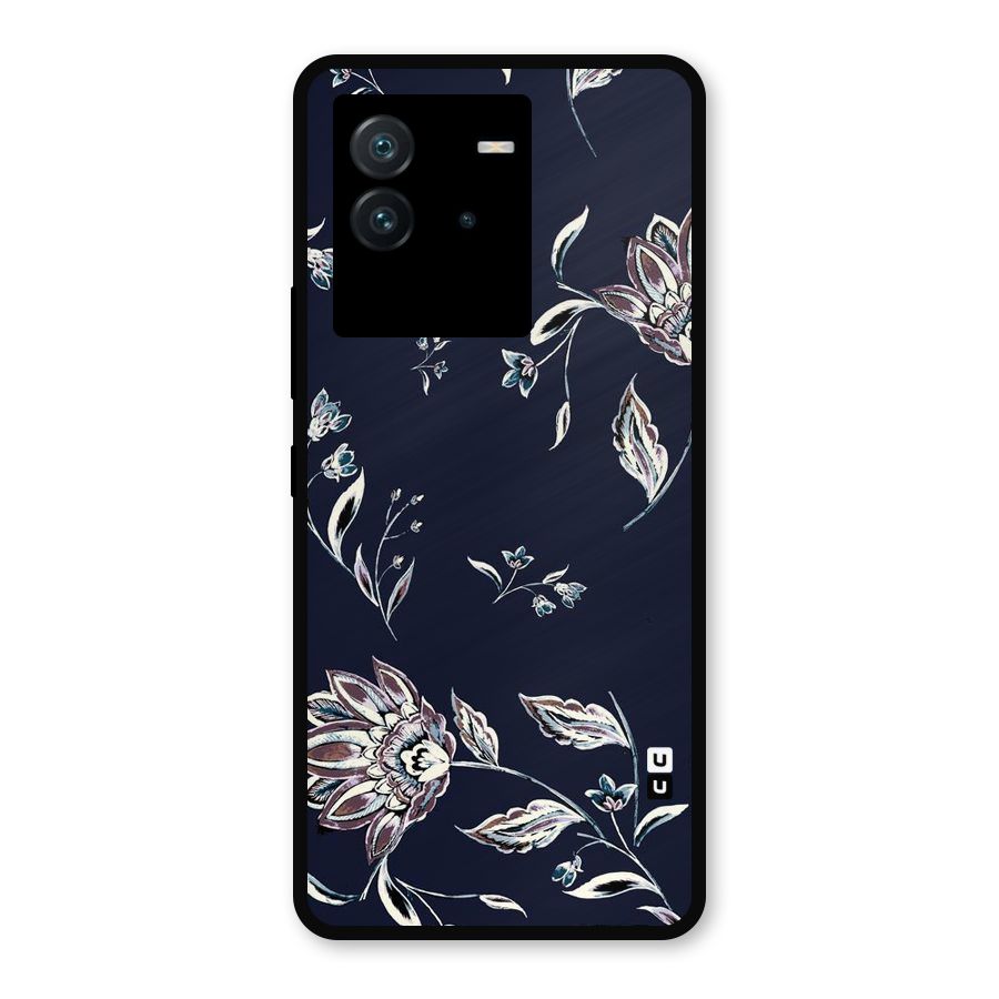 Dark Petals Metal Back Case for iQOO Neo 6 5G