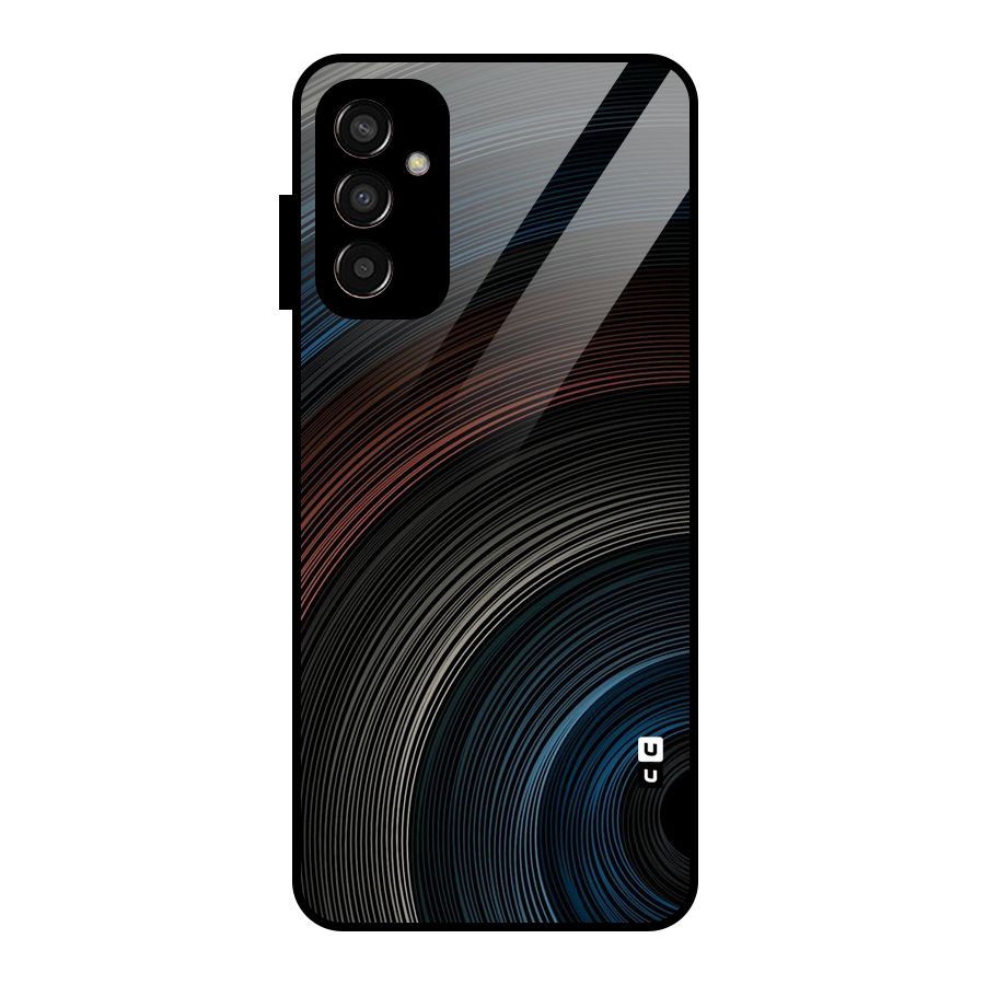 Dark Shade Swirls Glass Back Case for Galaxy F13