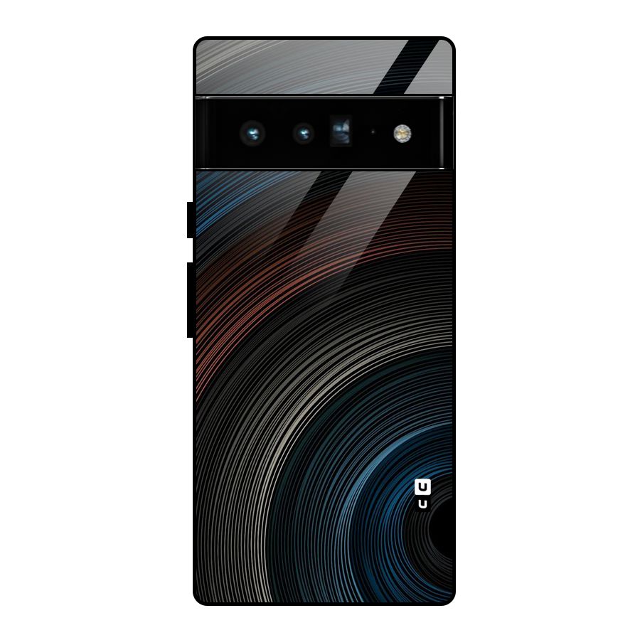Dark Shade Swirls Glass Back Case for Google Pixel 6 Pro