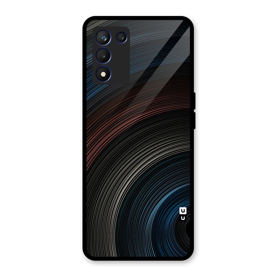 Dark Shade Swirls Glass Back Case for Realme 9 5G Speed