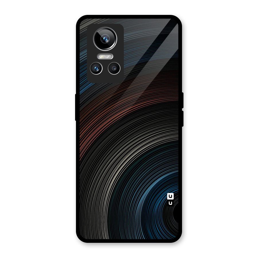 Dark Shade Swirls Glass Back Case for Realme GT Neo 3