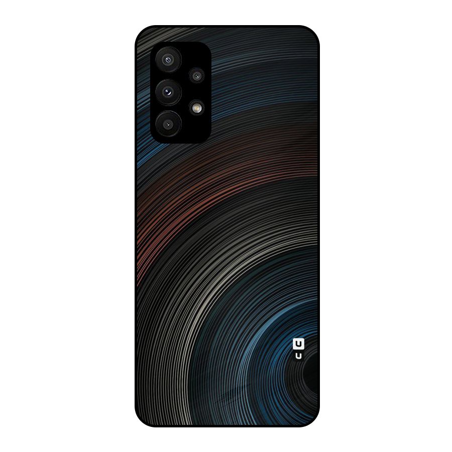 Dark Shade Swirls Metal Back Case for Galaxy A23