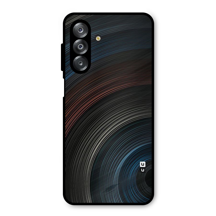 Dark Shade Swirls Metal Back Case for Galaxy A26