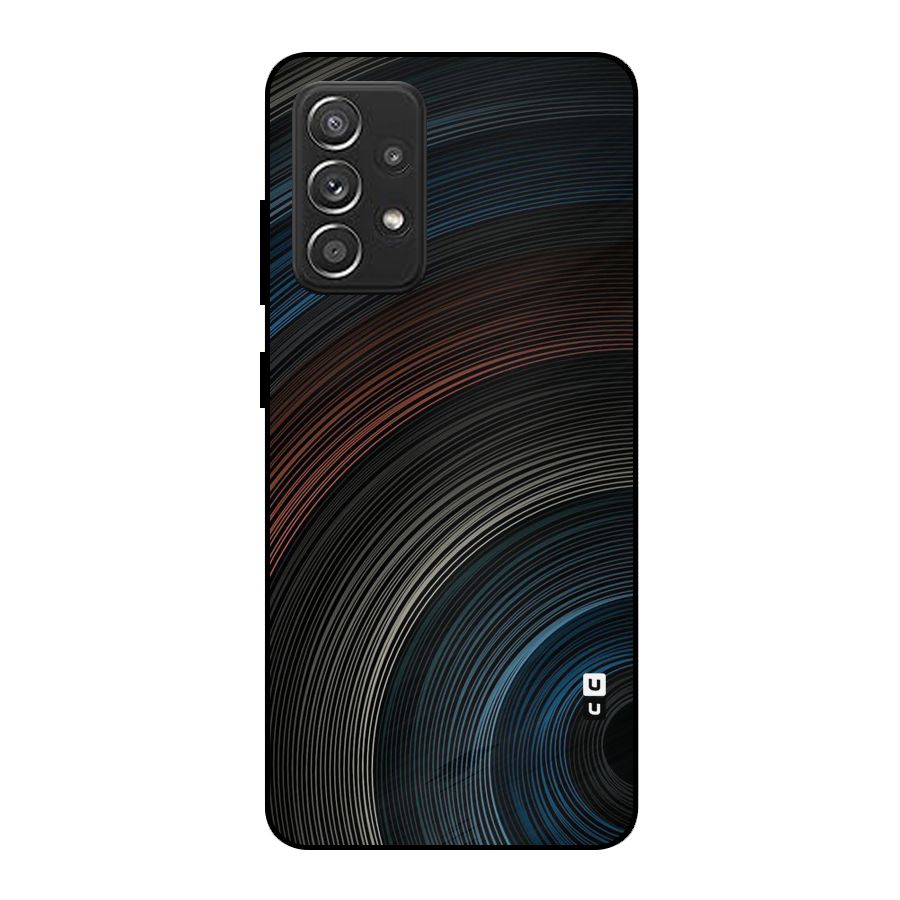 Dark Shade Swirls Metal Back Case for Galaxy A52s 5G