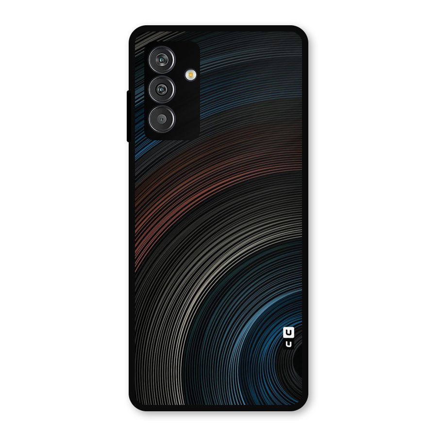 Dark Shade Swirls Metal Back Case for Galaxy F13