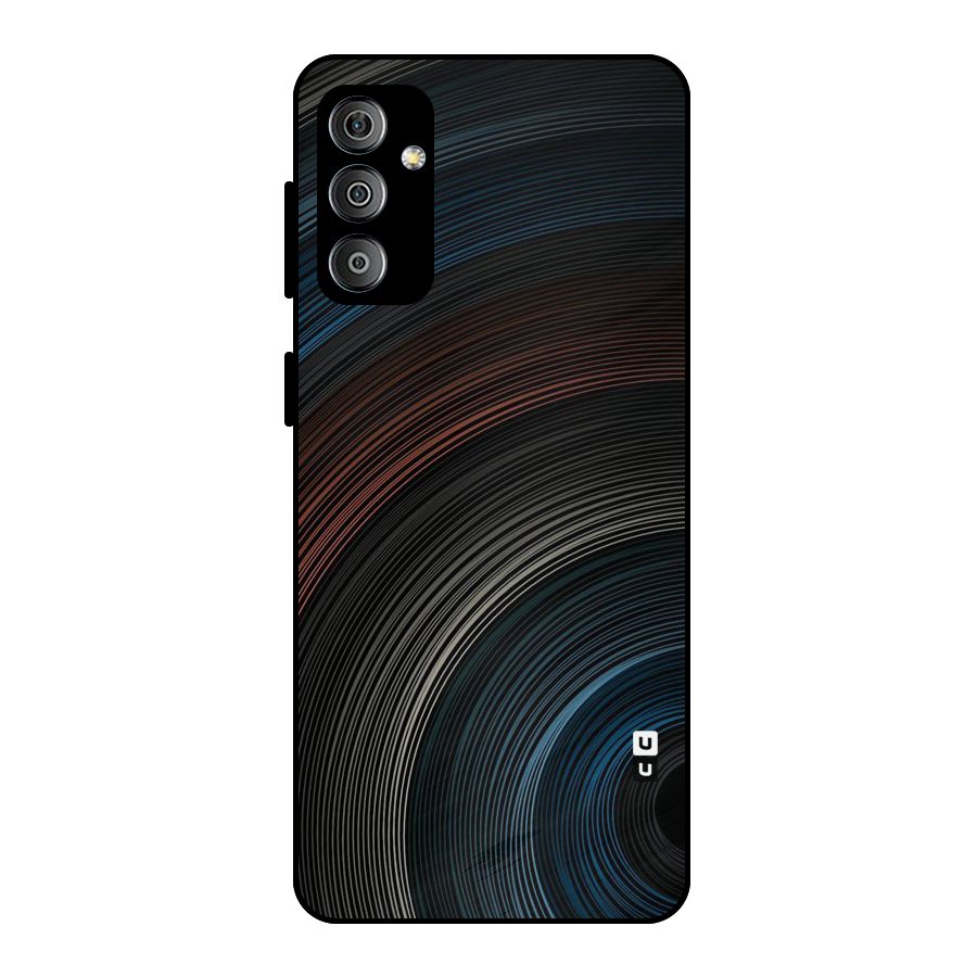 Dark Shade Swirls Metal Back Case for Galaxy F23