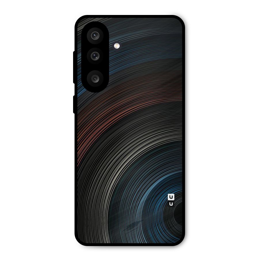 Dark Shade Swirls Metal Back Case for Galaxy F56