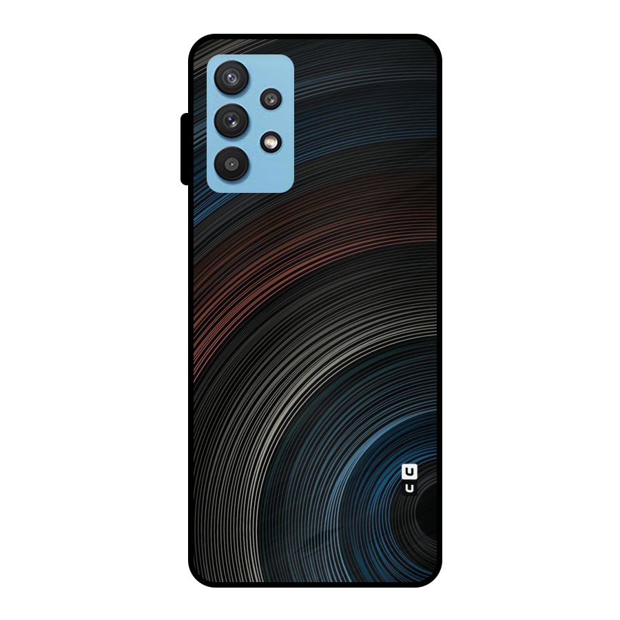 Dark Shade Swirls Metal Back Case for Galaxy M32 5G