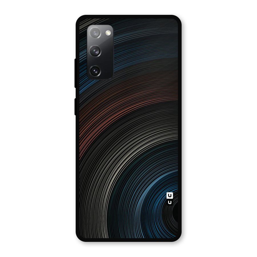 Dark Shade Swirls Metal Back Case for Galaxy S20 FE 5G