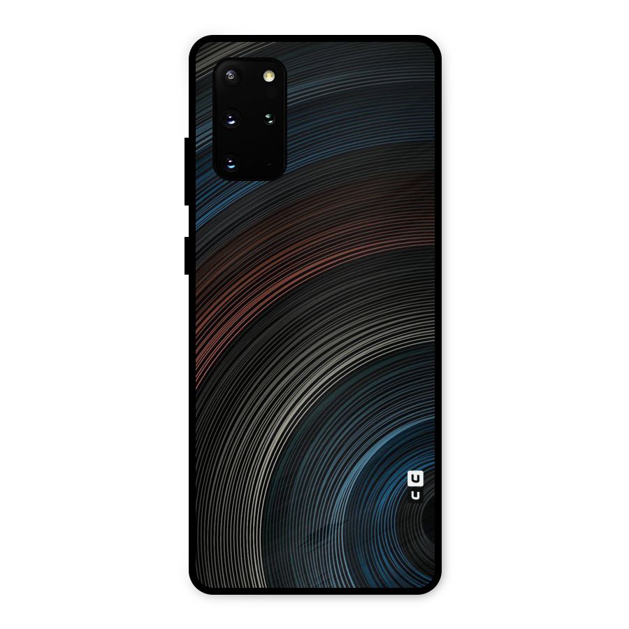 Dark Shade Swirls Metal Back Case for Galaxy S20 Plus
