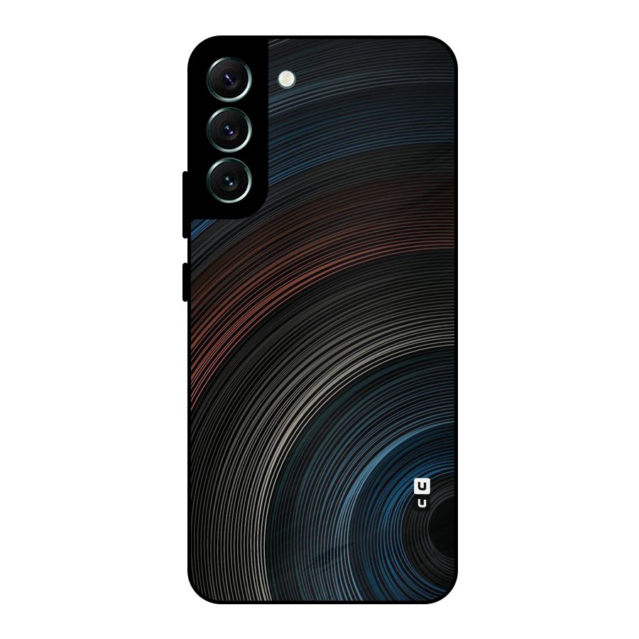 Dark Shade Swirls Metal Back Case for Galaxy S22 Plus 5G