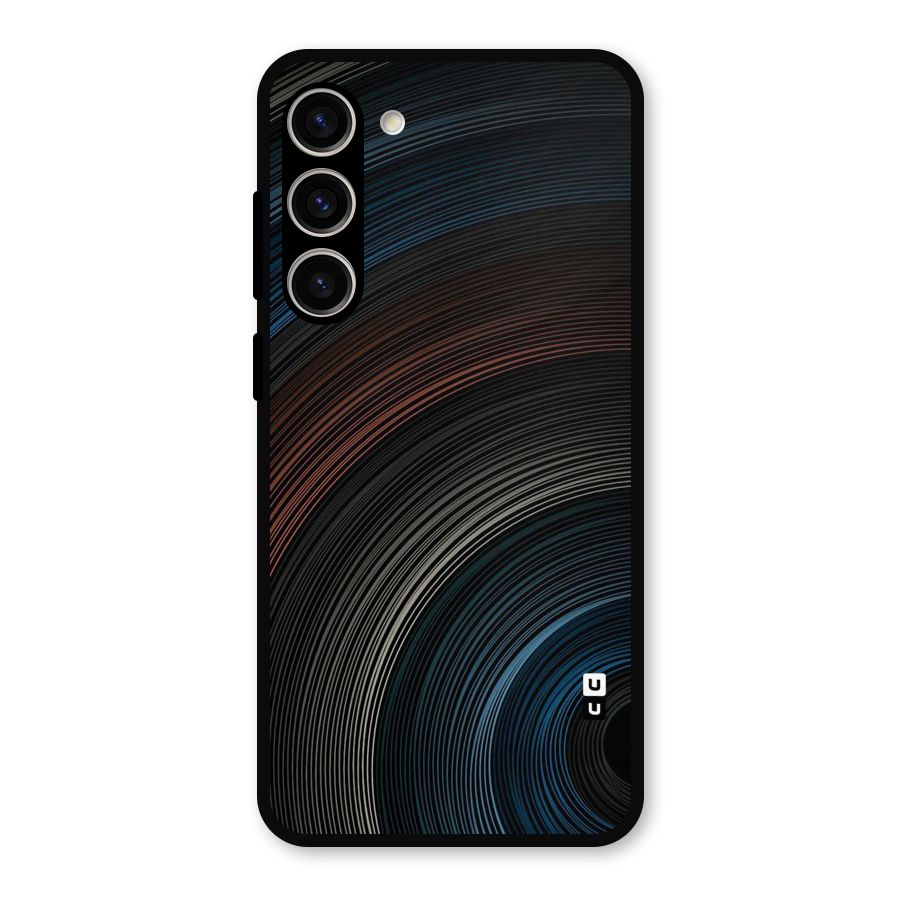 Dark Shade Swirls Metal Back Case for Galaxy S23 Plus