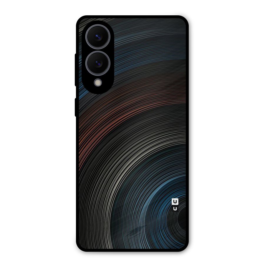 Dark Shade Swirls Metal Back Case for Galaxy S25 Edge