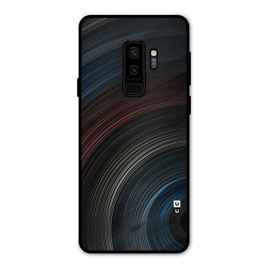 Dark Shade Swirls Metal Back Case for Galaxy S9 Plus