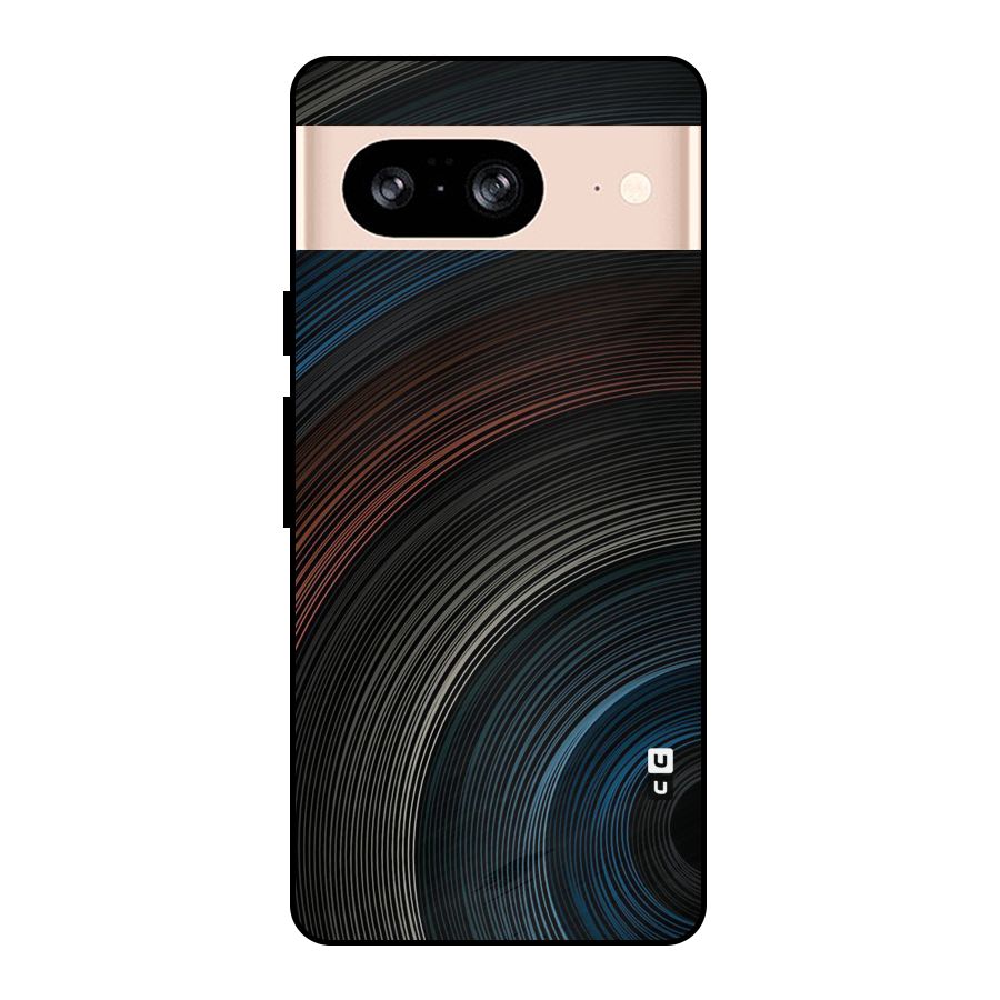 Dark Shade Swirls Metal Back Case for Google Pixel 8