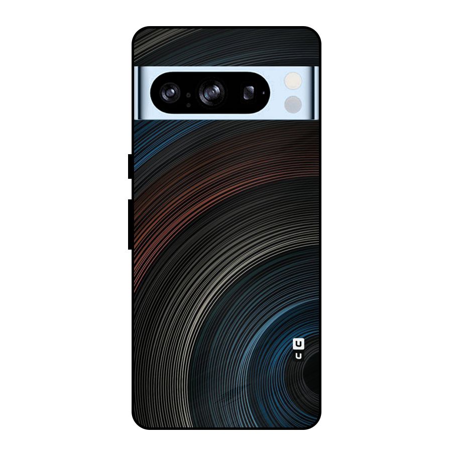 Dark Shade Swirls Metal Back Case for Google Pixel 8 Pro