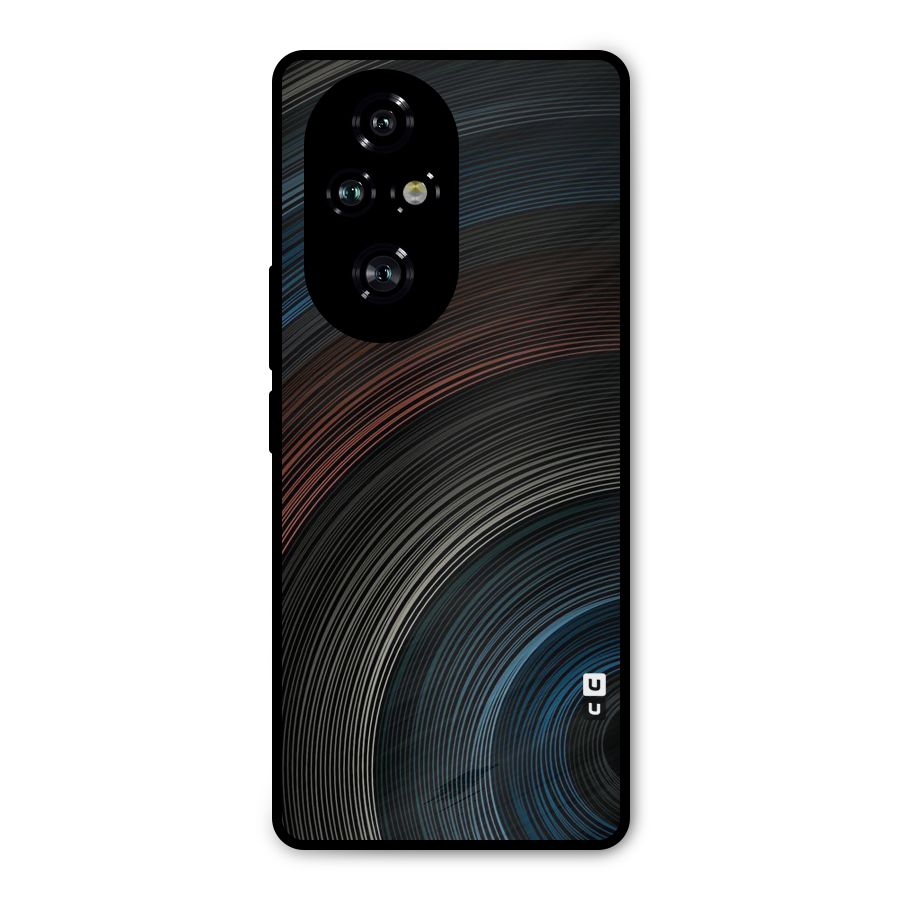 Dark Shade Swirls Metal Back Case for Honor 200 Pro