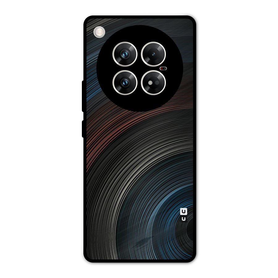Dark Shade Swirls Metal Back Case for Infinix Zero 40 5G